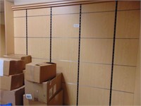 FIVE (5) Sections of Wall Shelving