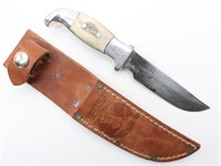 Ruana 4" Knife in Leather Sheath