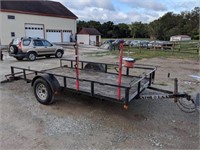 (NT) 6 1/2 x 12ft drop gate gator made trailer