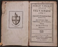 Statii Sylvarum Libri V, 1651
