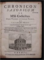 [British History] Chronicon Saxonicum, 1692
