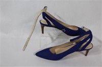 Nine West Royal Blue Cloth Shoes