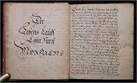 [Saxony, History] 18th c. German Manuscript