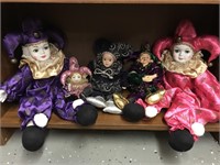 Porcelain Clowns