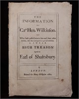 [Sham Plots] Wilkinson's Defense, 1681