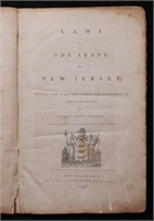 Laws of the State of New Jersey, Folio, 1800