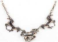 Jewelry Sterling Silver Horse Necklace