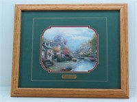 "LAMPLIGHT BROOKE" Framed Print by Thomas Kinkade