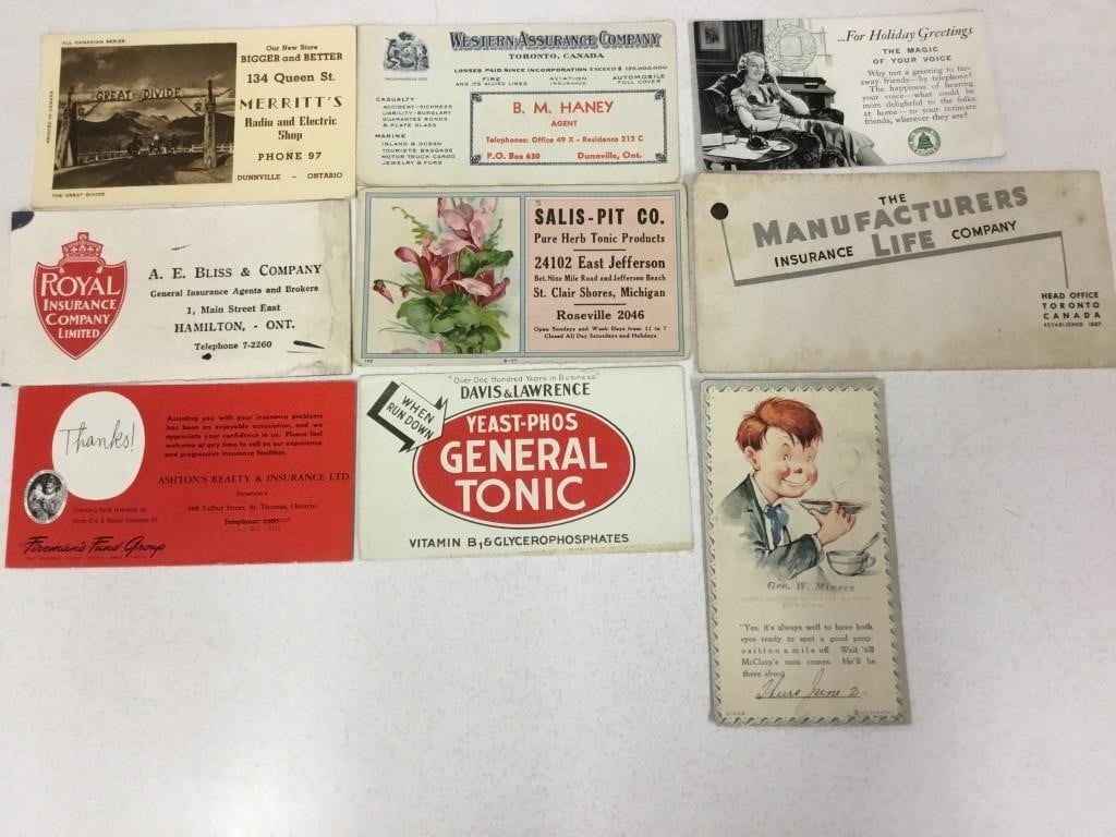 Postcard & Ephemera Auction from D.L.Cosens Collection
