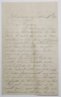 [Civil War]  Pro-Slavery Letter, S.C., 1860