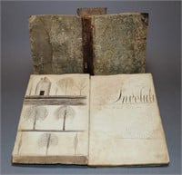 [Arithmetic, Folk Art]  2 Manuscript Journals