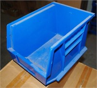 PLASTIC STORAGE BINS 10"X8"X7" 63 BINS