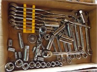 COMBINATION WRENCHES, METRINCH SOCKETS + MORE