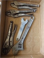 CRESCENT WRENCH, VISE GRIPS & OTHER TOOLS