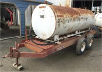 Custom 1000 Gallon Tandem Axle Fuel Wagon