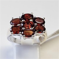 $240 S/Sil Garnet Ring