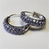 $300 S/Sil Tanzanite Earrings
