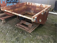 Custom 5'x5' Steel Forklift Dump Bin