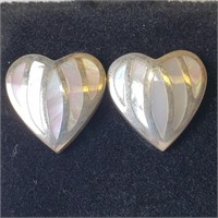 $200, S.Silver Mother of Pearl Earrings