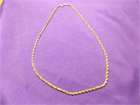10K YELLOW GOLD NECKLACE