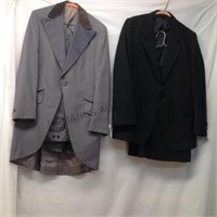 GREY AND BLACK TUXEDOS APPROX 12