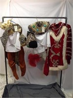 PERSIAN PRINCE COSTUME AND 2 EGYPTIAN COSTUMES