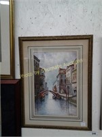 Pair of Venice paintings