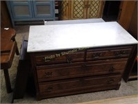 3-dr chest with marble top