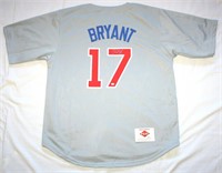 Kris Bryant #17 Chicago Cubs Autographed Jersey