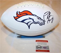 Peyton Manning #18 Autographed  Broncos Footbal