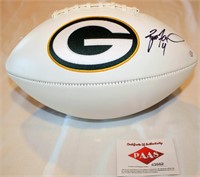 Brett Favre #4 Autographed GB Packers Football