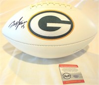 Bart Starr #15 Autographed GB Packers Football