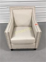 White Decorative Side Chair - 27 x 30