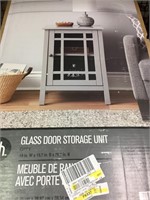 Glass Door Storage Unit
