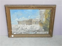 Antique Parthenon Painting