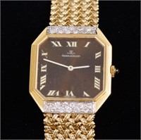 Jaeger Le Coultre 14kt Gold & Diamond wristwatch