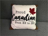 Proud Canadian Toss Pillow