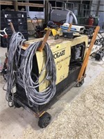Hobart Titan 8000 has welder with lead and cart,
