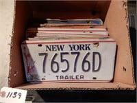 21 NY State License Plates 70's & Newer