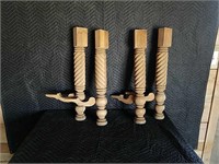 Set of 4 table legs