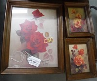 3 Framed Water Color Paintings by M. Sharpe