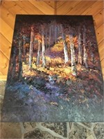 "a Walk In The Woods"  Carol Newbury Howe 44"x57"