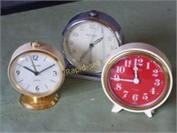 Collectible Vintage European Alarm Clocks