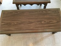 Wood Coffee Table, End Tables