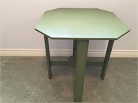 Green Occasional Wood Table