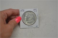 1896 Morgan Silver Dollar, MS64