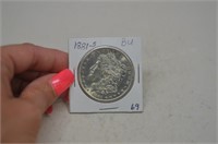 1881s Morgan Silver Dollar, BU