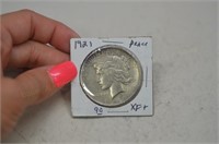 1921 Peace Silver Dollar XF+  key date