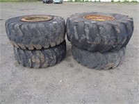 4 Tires with Wheels 20.5 X 25 10 Lug