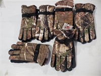 6 PAIR LINED GLOVES